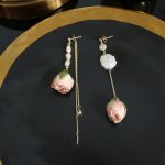 GLSEEVO Natural Fresh Water Baroque Pearl Dangle Earrings For Women Flower Drop Earrings Wedding Gifts Fine Jewellery - Image 7