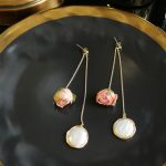 GLSEEVO Natural Fresh Water Baroque Pearl Dangle Earrings For Women Flower Drop Earrings Wedding Gifts Fine Jewellery - Image 11
