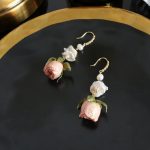 GLSEEVO Natural Fresh Water Baroque Pearl Dangle Earrings For Women Flower Drop Earrings Wedding Gifts Fine Jewellery - Image 12