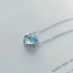 Flyleaf Mermaid Foam Necklaces & Pendants For Women 100% 925 Sterling Silver Lady Fashion Jewellery Drop Shipping - Image 4