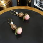 GLSEEVO Natural Fresh Water Baroque Pearl Dangle Earrings For Women Flower Drop Earrings Wedding Gifts Fine Jewellery - Image 8